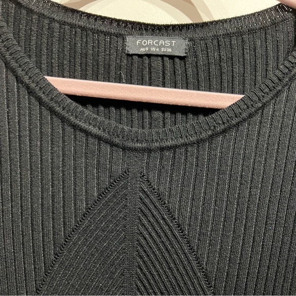 Forcast black knit dress - size 4 - Picture 5 of 9